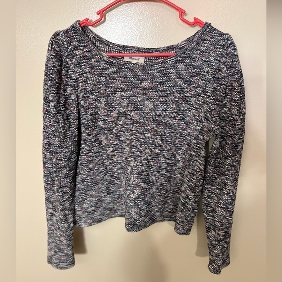 Madewell Multi Color Puff Sleeve Top Sz S - Picture 6 of 7
